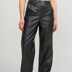 JJXX JXMARY FAUX LEATHER PANTS - XS